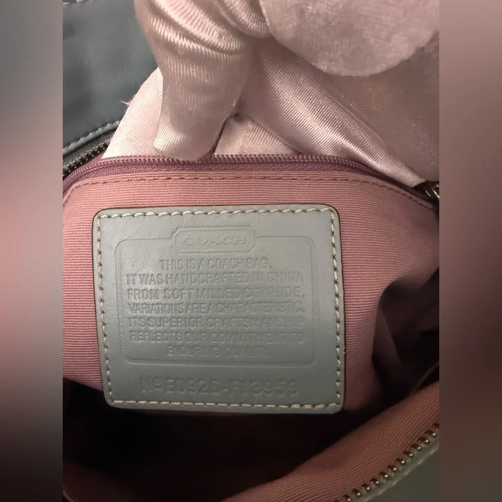 Coach Pebble‎ Leather Tote Bag